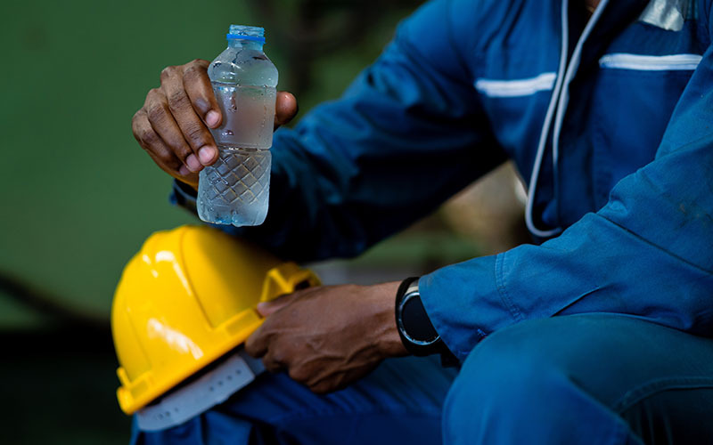 Lavoro in condizioni di caldo estremo